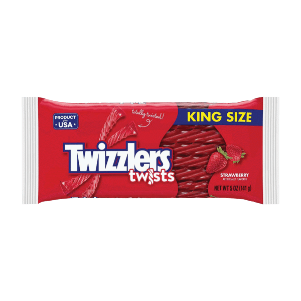 Twizzler Twists Strawberry King Size 5oz