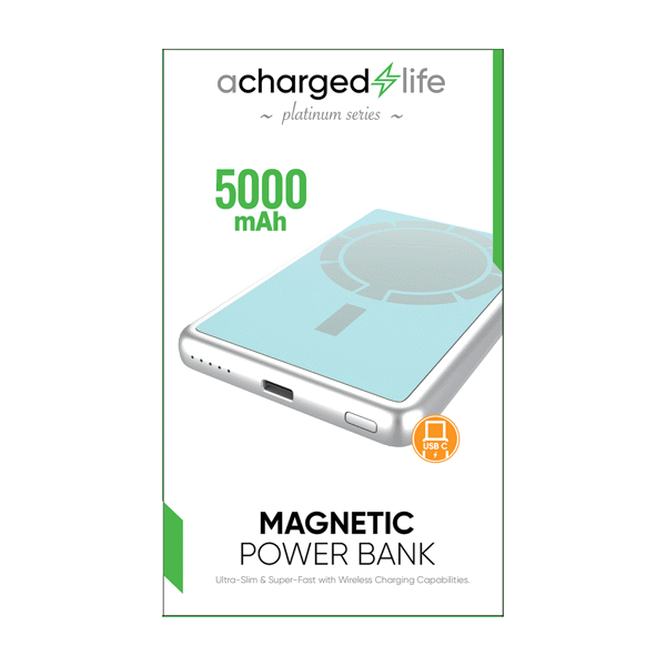 ACharged Life Power Bank 5000mAh Magnetic
