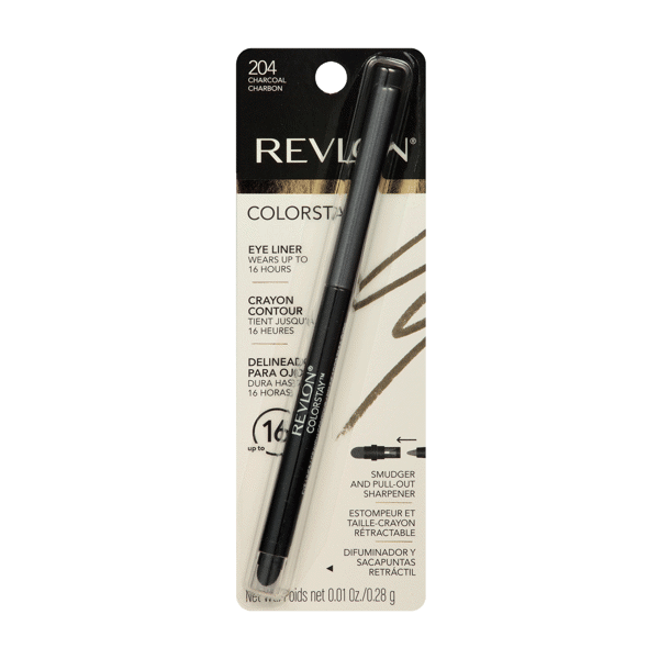 (DP )Revlon Colorstay Eyeliner .01oz Charcoal Carded #6734-04