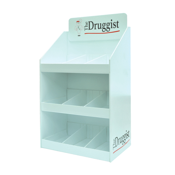Druggist Counter Remedy Display (Needs Label) #21527 (10" x 6" x 17.25") (Shipping Charges Apply)