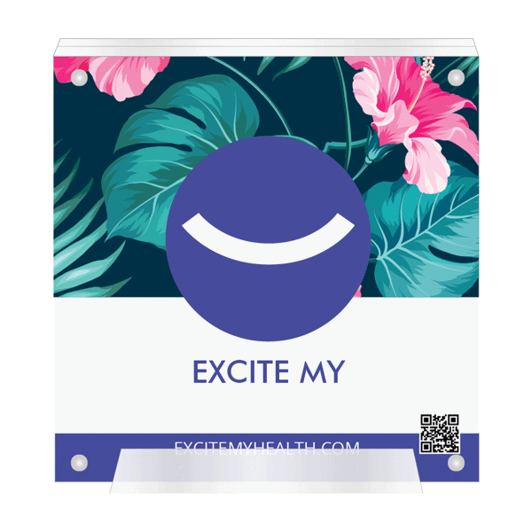 EXCITE MY Acrylic Counter Sign