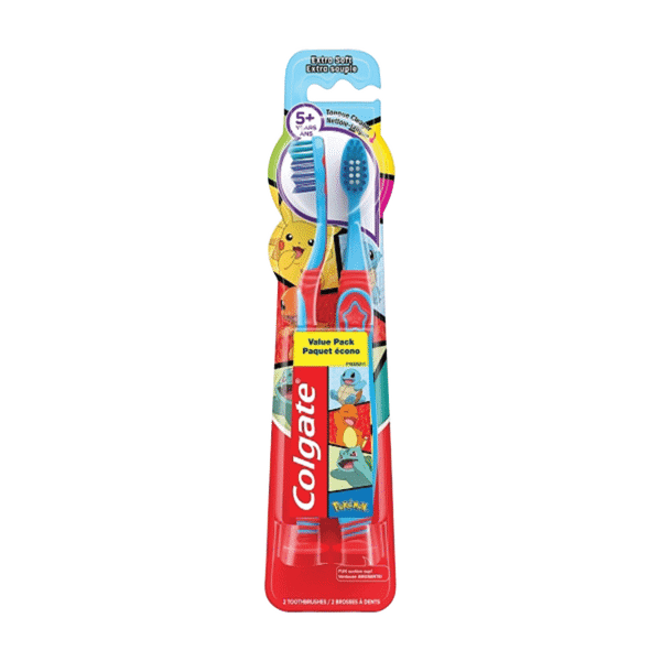 Colgate Kids Toothbrush Pokemon 5+ 2pk