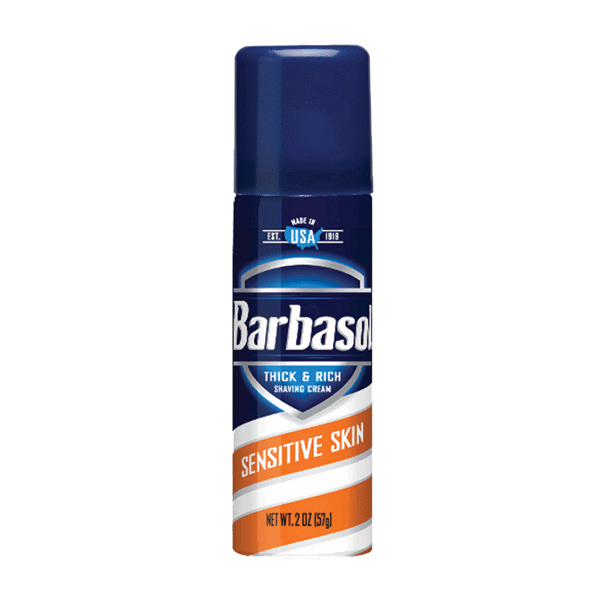 Barbasol Shave Cream Sensitive Skin 2oz