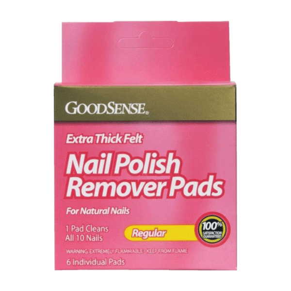 GoodSense Nail Polish Remover Pads 6ct