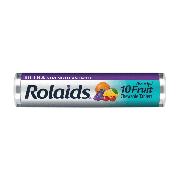 Rolaids Ultra Strength Fruit 10ct 12Pk