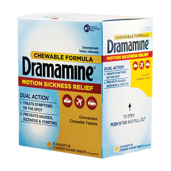 Dramamine 2Ct Dispenser Box