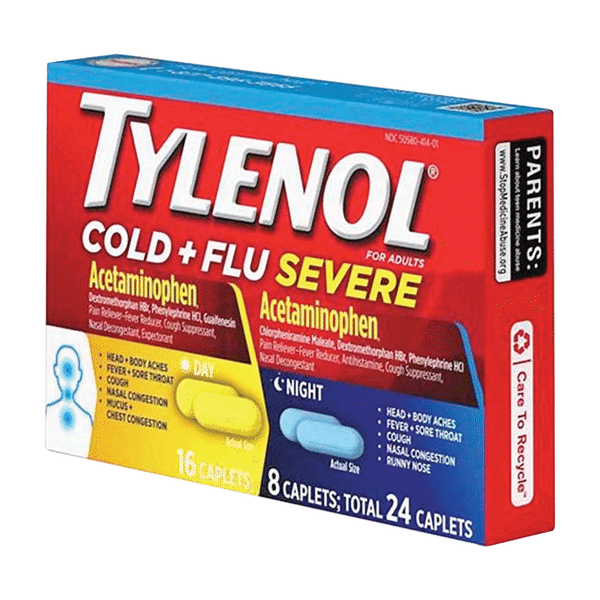 Tylenol Day/Night Cold & Flu Capsule 24ct
