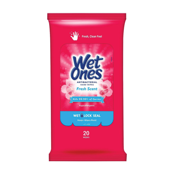 (Unavailable) Wet Ones Antibacterial Fresh Scent 20Ct