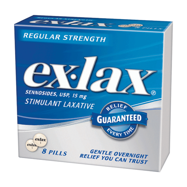 (DP) Ex-Lax Laxative Pills 8Ct