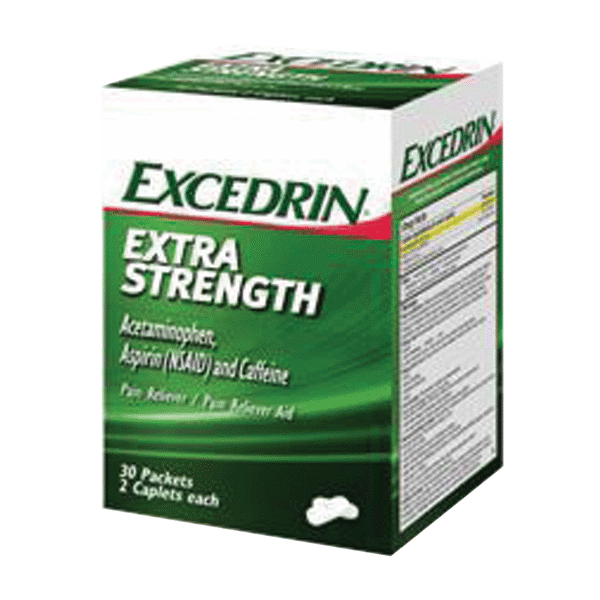 Excedrin Extra Strength 2Ct Dispenser Box