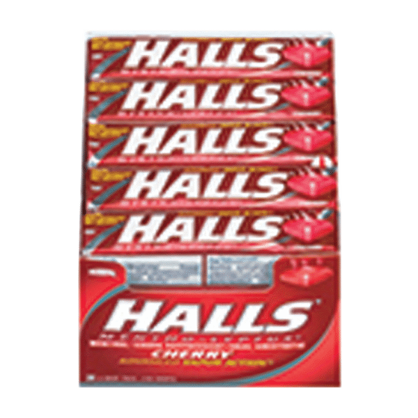 Halls Sticks Cherry 9Ct