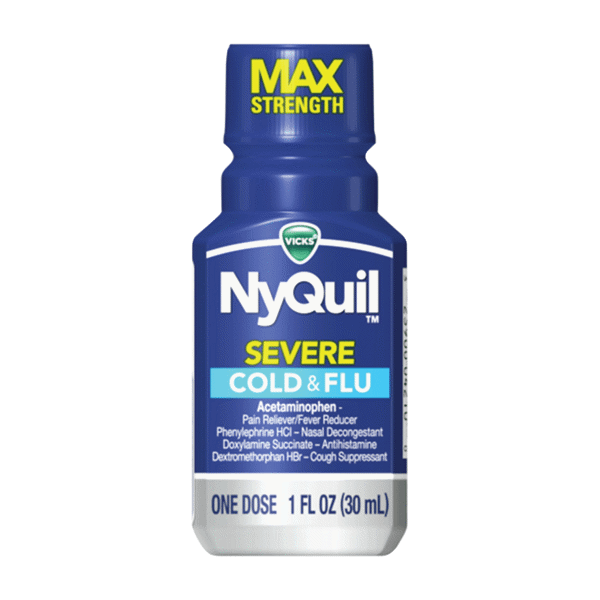 Vicks NyQuil Severe Cold/Flu Liquid 1oz