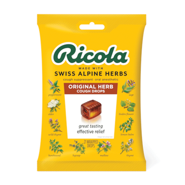 Ricola Original Herbed Cough Drop Bag 21ct