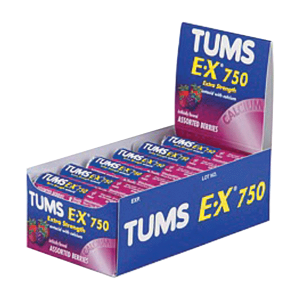 Tums E-X Asst. Berries Dispenser