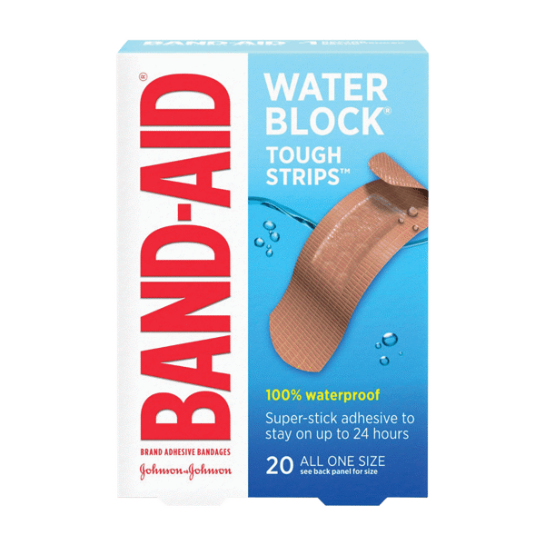 J&J Band-Aid Waterblock Tough Strips 20ct