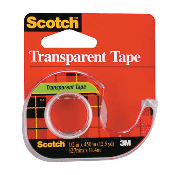Dp 3m Scotch Transparent Tape 12 X 450 144 Ptl One