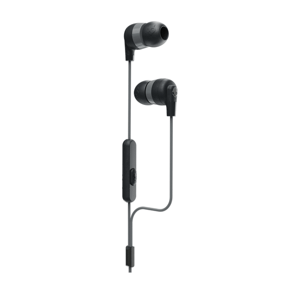Skullcandy Ink'D+ Wired Earbuds W/Mic Black/Black/Gray