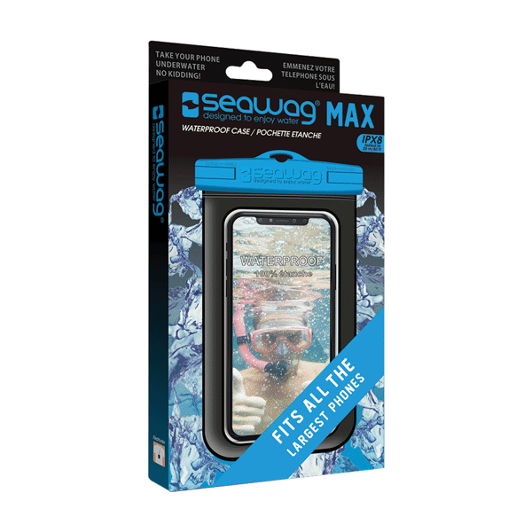 Seawag MAX Waterproof Case for Large Smartphone Black/Blue