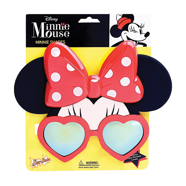 Sun-Staches Minnie Mouse Heart Frame Orange Lens