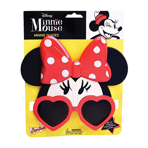 Sun-Staches Look Up Minnie Mouse Heart Frame