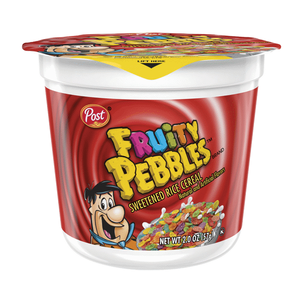 Post Fruity Pebbles Cereal Cups 2oz
