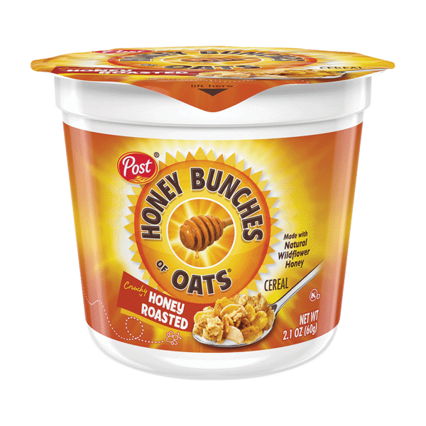 Post Honey Bunches Of Oats/Honey Roasted Cereal Cups 2oz