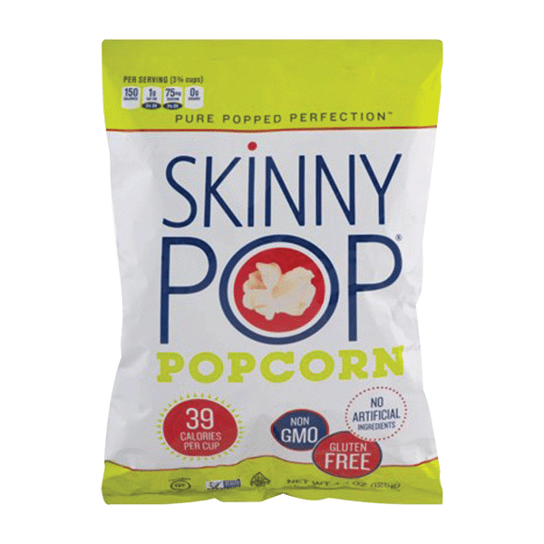 Skinny Pop Popcorn Original 4.4oz (SHORT SHELF LIFE-NON RETURNABLE)