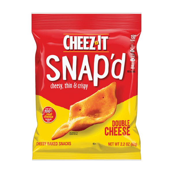 Cheez-It Snap'd Double Cheese Crackers 2.2oz 6ct
