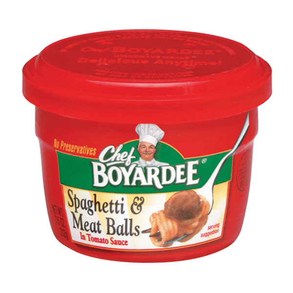 Chef Boyardee M/W Spag/Meatball Cups 7.5oz