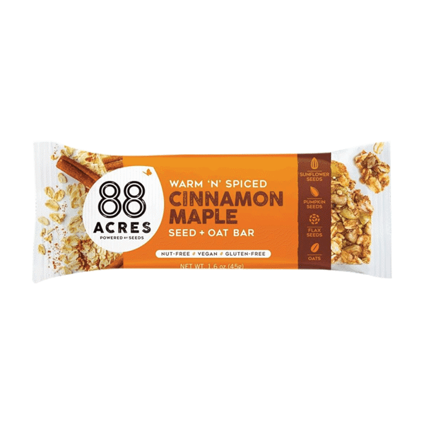 (DP) 88 Acres Cinnamon Maple Seed+Oat Bar 1.6oz