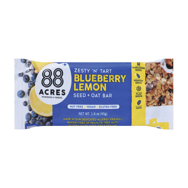 (DP) 88 Acres Blueberry Lemon Seed+Oat Bar 1.6oz