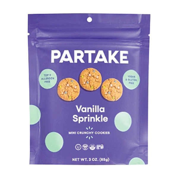 Partake Crunchy Vanilla Sprinkle 3oz