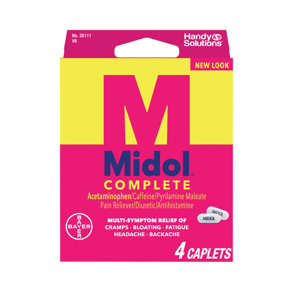 Midol Maximum Strength Caplets 2 Dose
