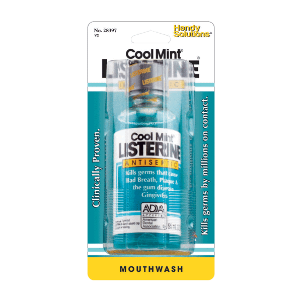 Listerine Mouthwash Cool Mint 3.2oz Carded
