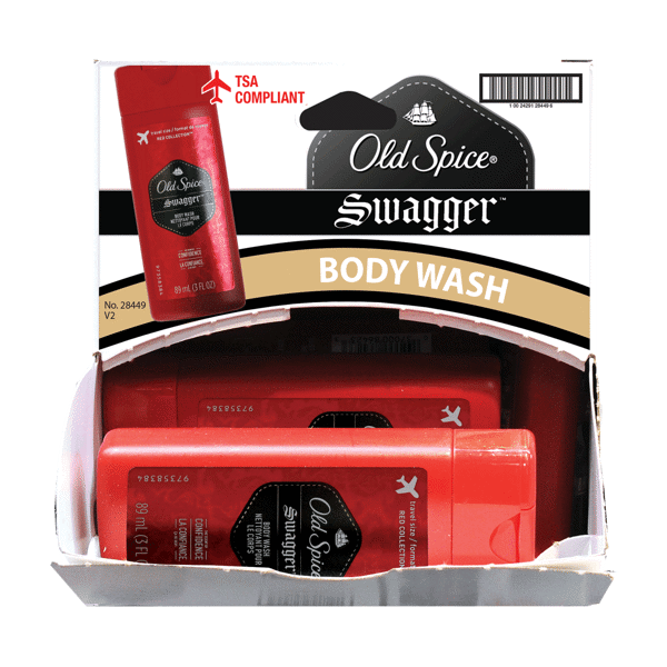 Old Spice Swagger Body Wash 3oz Dispensit