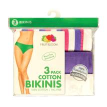 FTL Ladies Bikini Brief 3 Pack Size 7