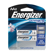 L91BP-2 Energizer AA-2 Ultimate Lithium Battery