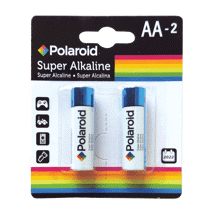 (DP) Polaroid Super Alkaline Batteries AA-2Pk