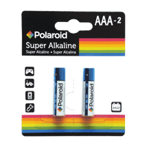 Polaroid Super Alkaline Batteries AAA-2Pk