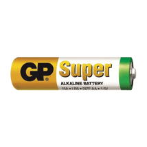 GP Super AA Alkaline Shrink Bulk