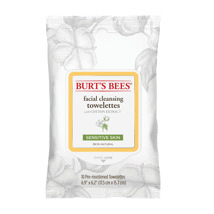 Burt's Bees Facial Towelettes Sensitive 10ct #10792850900292