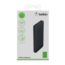 (DP) Belkin Pocket Power 10000mAh Power Bank Black