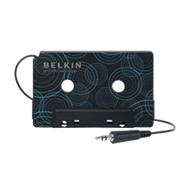 (DP) Belkin Cassette Adapter for MP3 Players 3.5mm Black