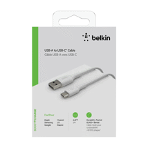 Belkin BOOSTUP USB-C to USB-A Cable 6.6' White