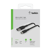 Belkin Braided USB-A to USB-C Cable 3.3Ft Black