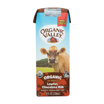 Organic Valley Chocolate Milk 1% 8oz