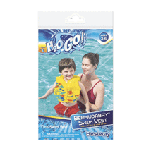 H2OGO Tropical/Bermudabay Swim Vest Ages 3-6