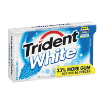 Trident White Peppermint Gum 16Stk