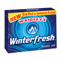 Wrigley's Winterfresh Slim Pk 15 Stick