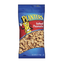 Planters Salted Peanuts Bag 6oz